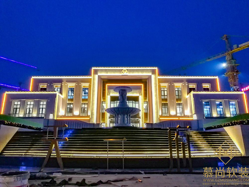 河北邢台天一府售楼部软装设计案例