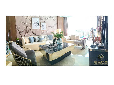 山东临朐弥水春风样板房软装设计案例